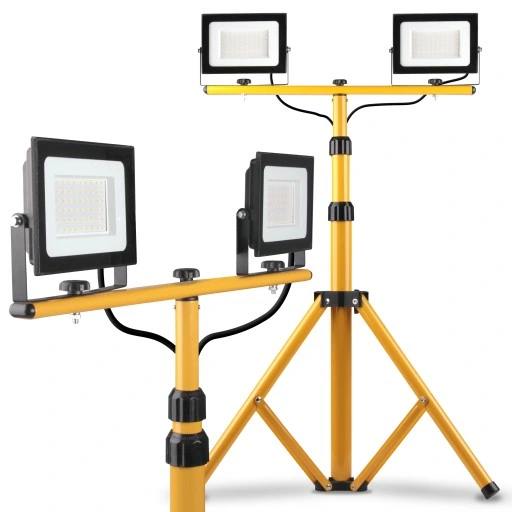 HALOGEN LED 2x 50W STATYW roboczy do naświetlacz