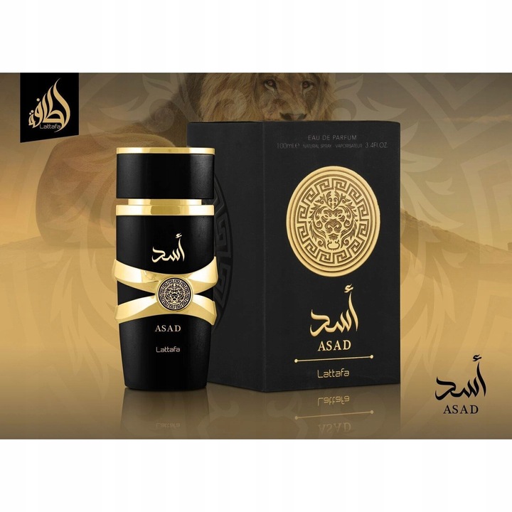 Lattafa Asad EDP 100 ml męski klasyk z Dubaju + 2 Próbki GRATIS