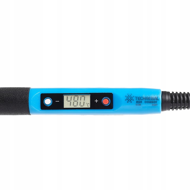PRECYZYJNA LUTOWNICA TECHREBAL TBC80W Z LCD 80W + ZESTAW AKCESORIÓW 14W1