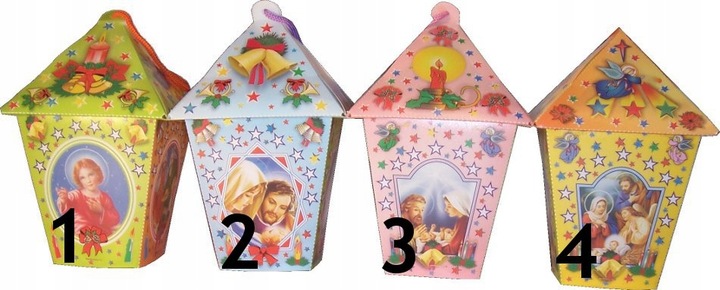 LAMPIION NA RORATY LED MULTI KOLOR POLSKI ADWENTOWY