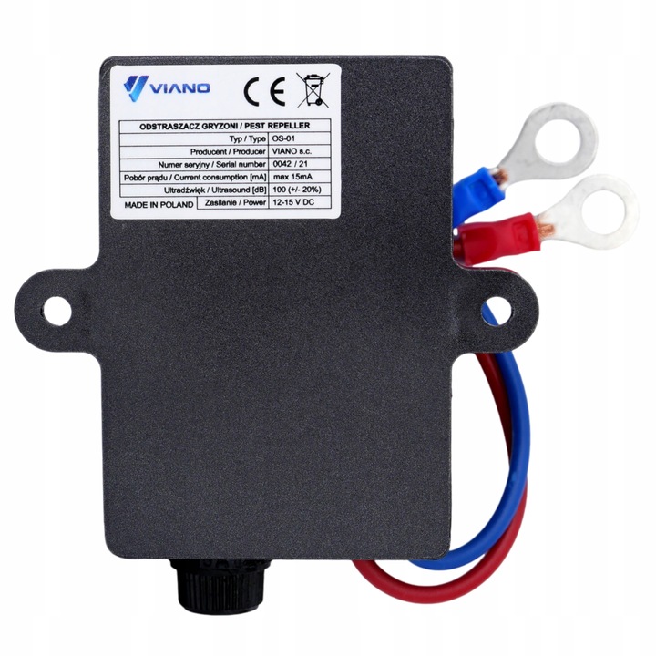 SAMOCHODOWY ODSTRASZACZ KUN GRYZONI SZCZURÓW MYSZY NA KUNY VIANO UNO