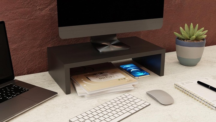 PODSTAWKA POD MONITOR ERGONOMICZNA NADSTAWKA NA BIURKO PONOSI EKRAN O 11 CM