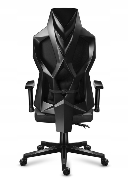 STYLOWY Fotel Gamingowy HUZARO Combat 6.2 Black z Oświetleniem RGB LED