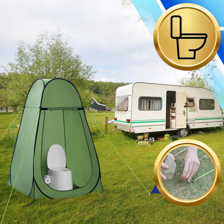 Namiot turystyczny składany Pop-Up prysznicowy toaleta przebieralnia duży
