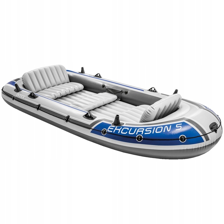 Łódź Intex 68325 EXCURSION 5 Set INTEX szary