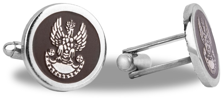 Damskie Spinki do Mankietów i Krawata Wojsk Lądowych Zestaw 841D/MON