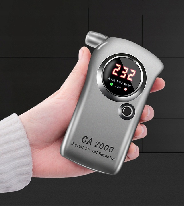 ALKOMAT CYFROWY CA2000 PROFESJONALNY+ 10 USTNIKÓW + 9V AKUMULATOR ŁADOWALNA