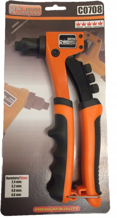 NITOWNICA DO NITÓW STALOWYCH I ALU 2,4-4,8mm C0708 RICHMANN