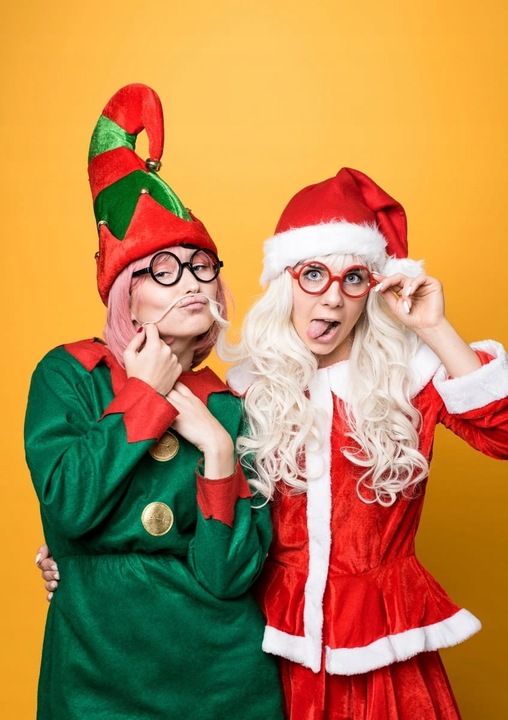 Czapka ELF świąteczna