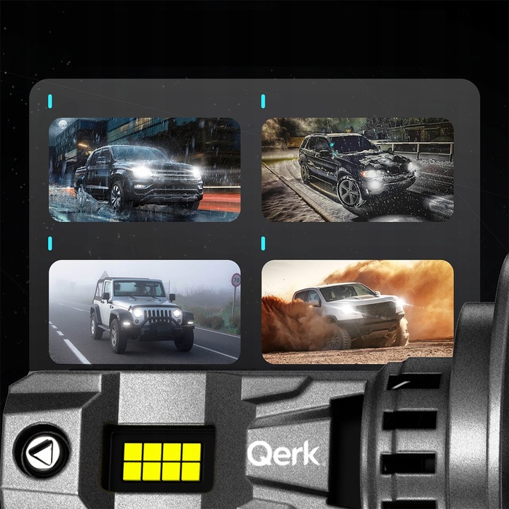 ŻARÓWKI LED H7 QERK 1 DO 1 WIĘCEJ ŚWIATŁA CAN RETROFIT IDEALNIE DOPASOWANE