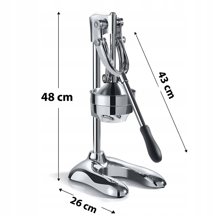 WYCISKARKA DO CYTRUSÓW POMARAŃCZY CYTRYN OWOCÓW SOKÓW RĘCZNA SOLIDNA CIĘŻKA