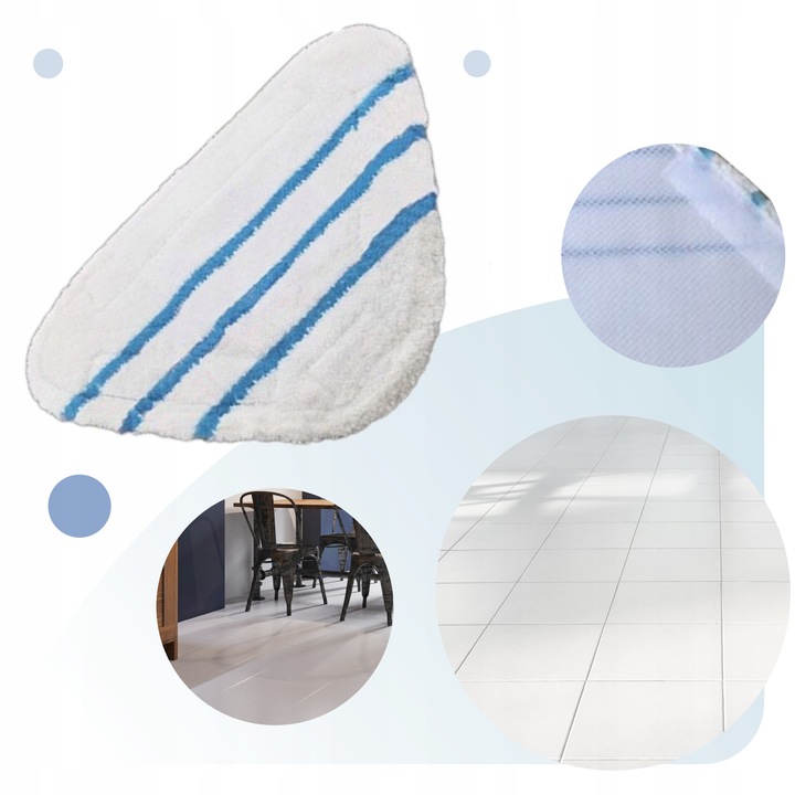 Nakładki do mopa parowego na rzepy Ariete Silvercrest Cadry H2O Mop