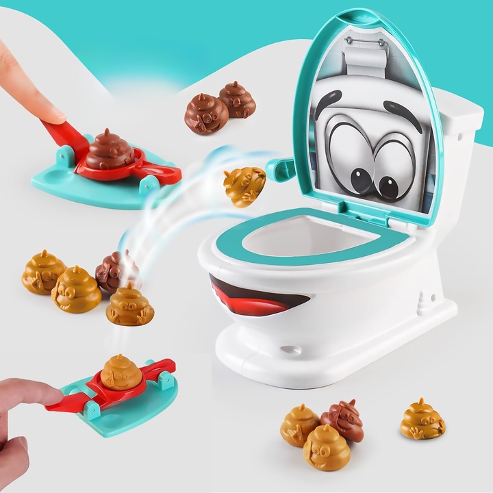 RODZINNA GRA ZRECZNOSCIOWA KUPA DO SEDESU TRAF KUPĄ DO SEDESU WC ZABAWA