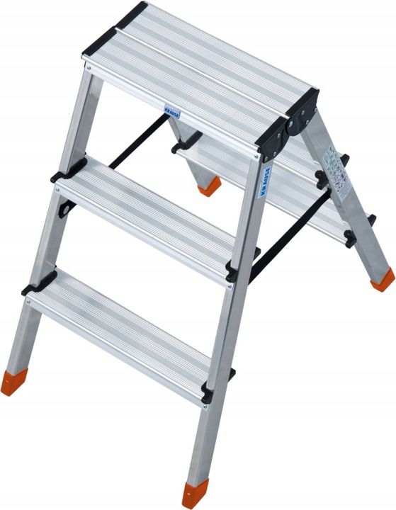 DRABINA DWUSTRONNA ALUMINOWA 2X3 STOPNIE 150KG DOPPLO MONTO KRAUSE
