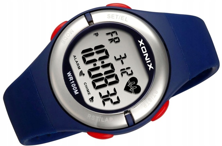 Zegarek z Pulsometrem Dla Nastolatka XONIX WR100m