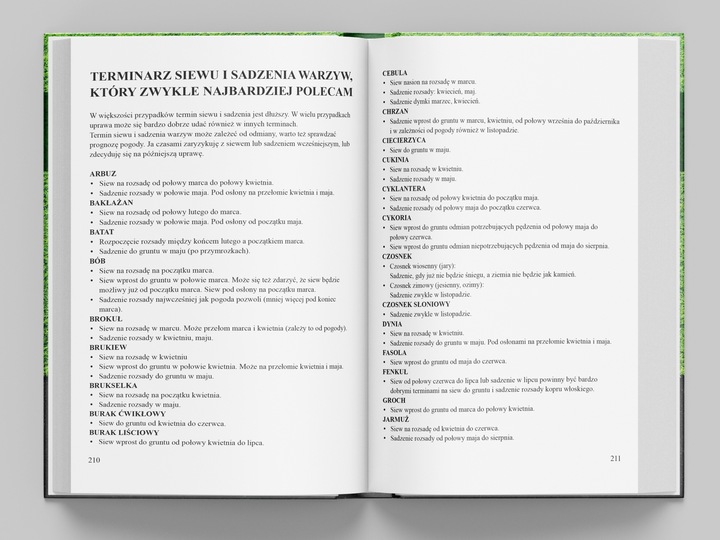 Książka infouprawa JAK UPRAWIAĆ WARZYWA + Kalendarz Warzywnika 2024