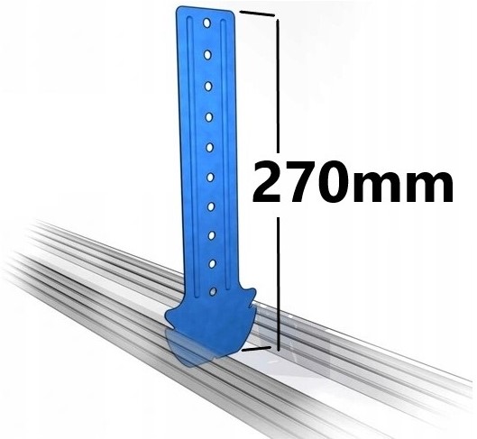 WIESZAK KOTWOWY 27cm DO PODDASZY GRZYBEK 270mm CD60 50szt MOCNY GRUBY 1mm