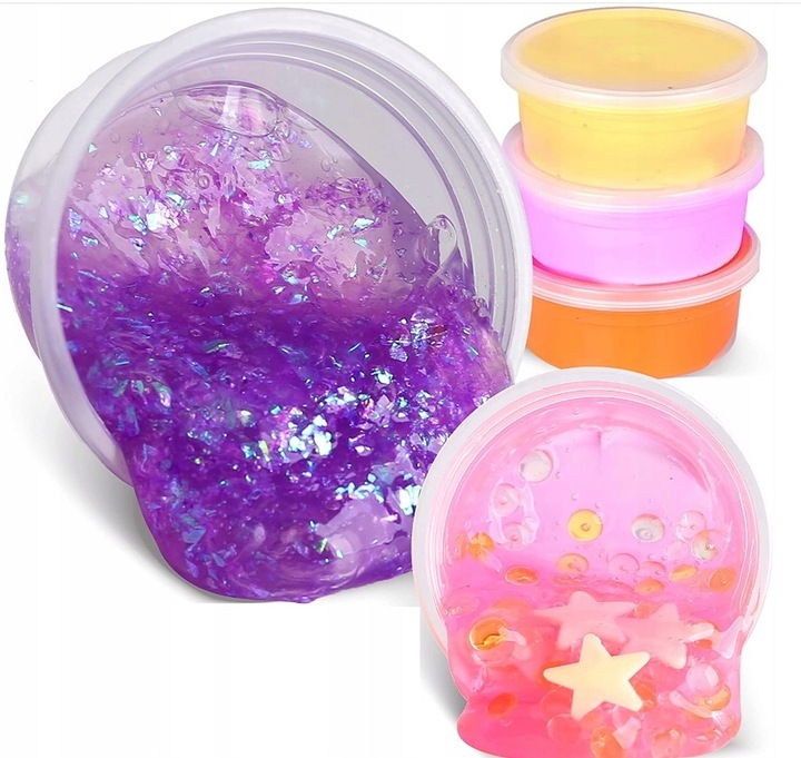 ZESTAW SLIME DO ROBIENIA GLUTÓW WIELKI KREATYWNY 120w1 BOX PREZENT XXL