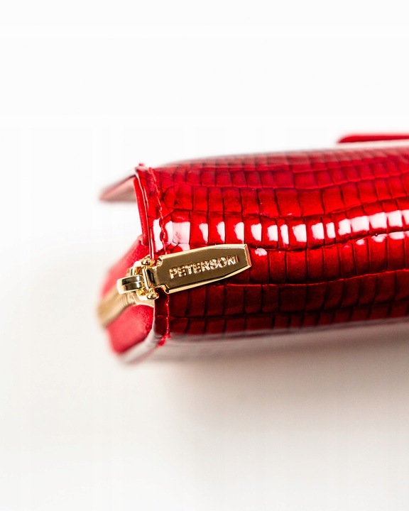 Portfel damski Peterson na zatrzask elegancki pojemny suwak na prezent