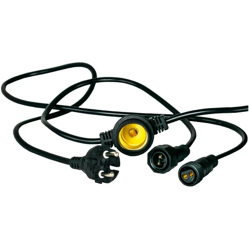 Oświetlenie 10m x10 E27 LED na płot altankę domek