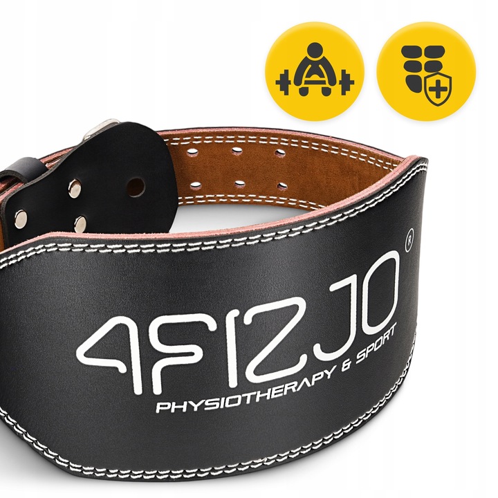 PAS KULTURYSTYCZNY SKÓRZANY STABILIZATOR KRZYŻOWY USZTYWNIAJĄCY KRĘGOSŁUP M