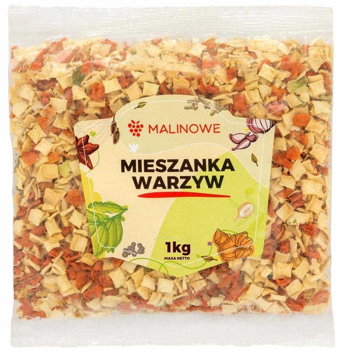 MIESZANKA WARZYW SUSZONYCH IDEALNA DO ROSOŁU 1kg