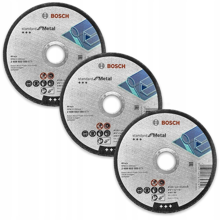 SZLIFIERKA KĄTOWA KĄTÓWKA 1100W 125MM Z REGULACJĄ OBROTÓW DEKO + 3 TARCZE