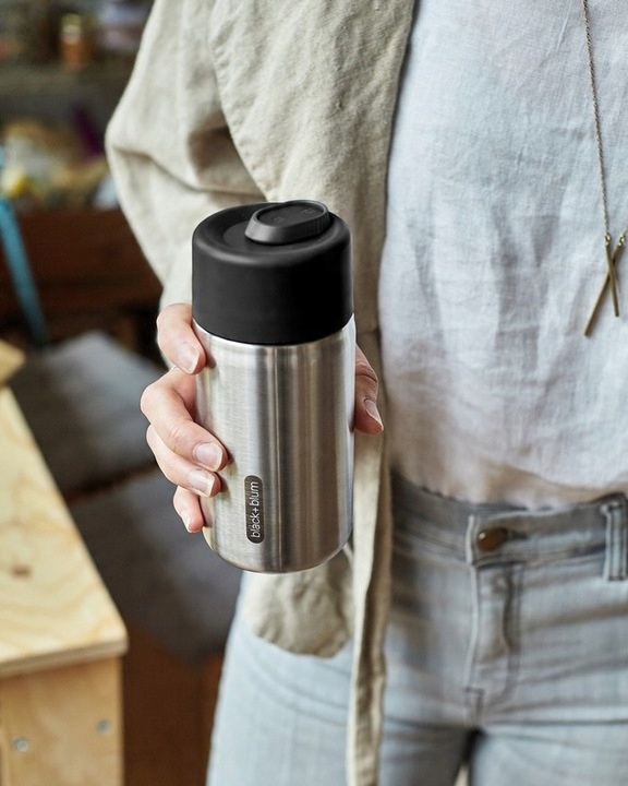 KUBEK TERMICZNY stalowy czarny Black+Blum