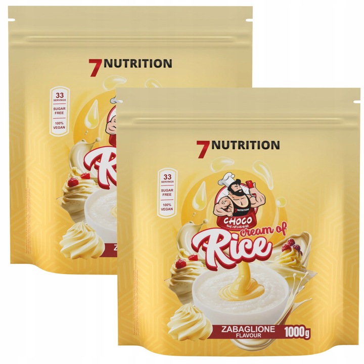 7NUTRITION Kleik bez cukru Zamiast posiłku Zdrowa przekąska Zabaglione 2kg