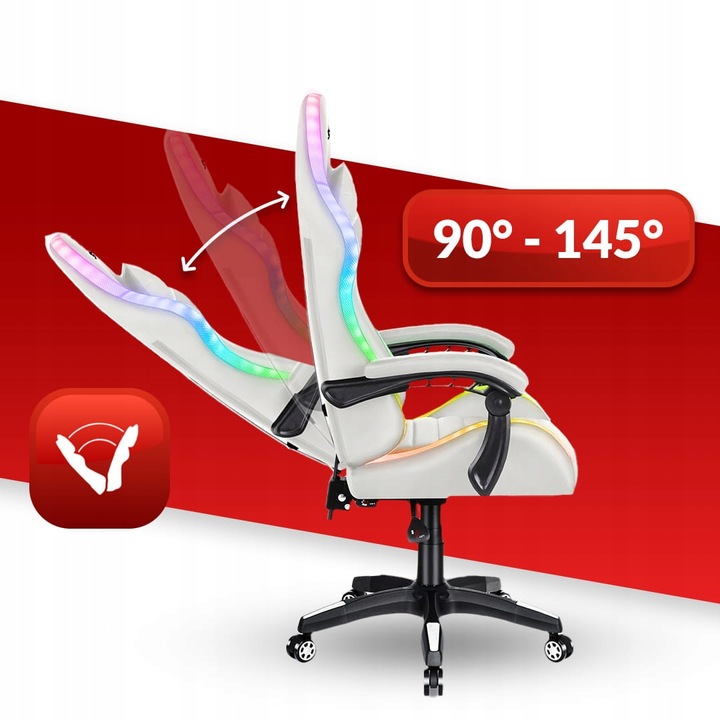 FOTEL GAMINGOWY DLA GRACZA BIUROWY HELL'S