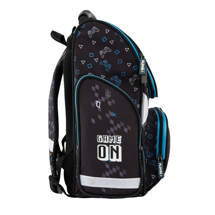 TORNISTER SZKOLNY ZESTAW 5-elem. dla chłopca GRACZA PADY GRY GAME PASO