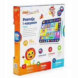 Zabawki interaktywne - Tablet Poznaję i Nazywam, dla dzieci, 2 lata+, Dumel