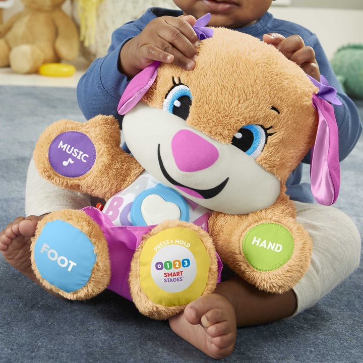 Ucz się i śmiej Siostrzyczka Szczeniaczka pluszak FPP63 Fisher Price