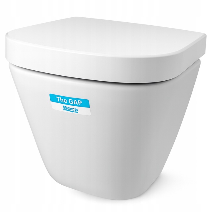 deska sedesowa WC do ROCA GAP wolnoopadająca twarda antybakteryjna pokrywa