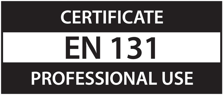 Drabina aluminiowa przystawna profesjonalna 5 stopniowa DRABEST + HAK