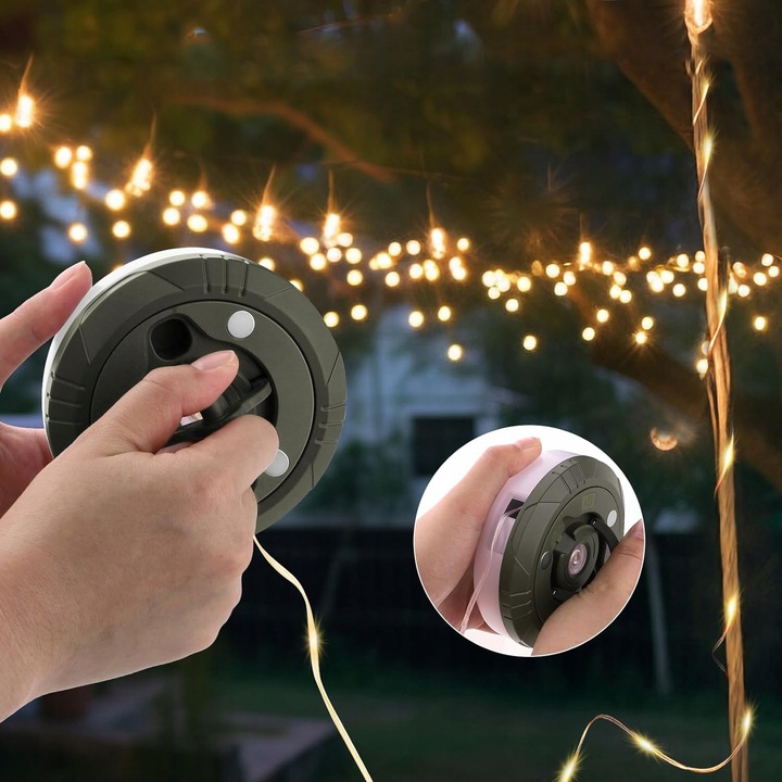 OŚWIETLENIE NAMIOTU KEMPINGOWEGO LED CIEPŁE ŚWIATŁO + BIAŁE ŚWIATŁO 1800MAH