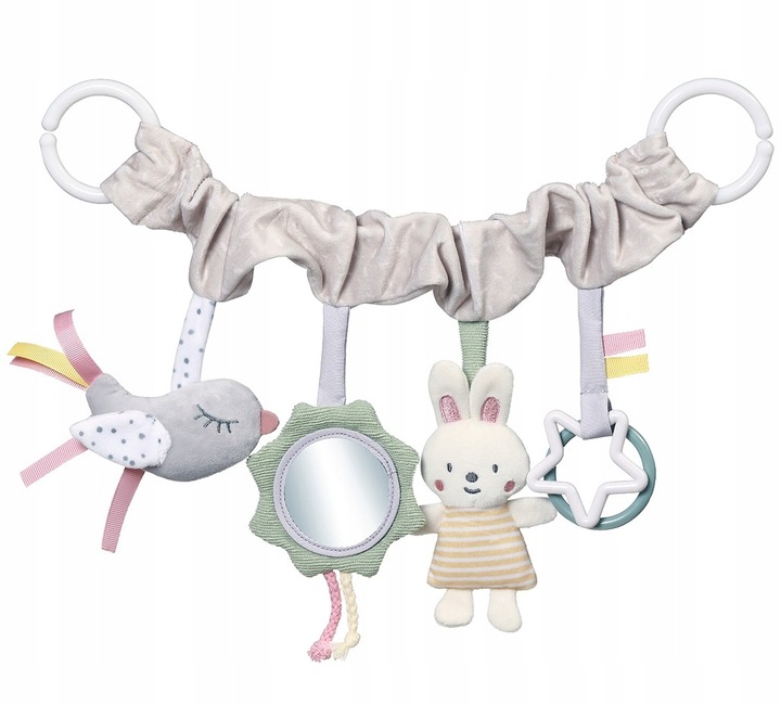 BABYONO EDUKACYJNA ZABAWKA SENSORYCZNA DO WÓZKA ŁÓŻECZKA FOTELIKA NATURE