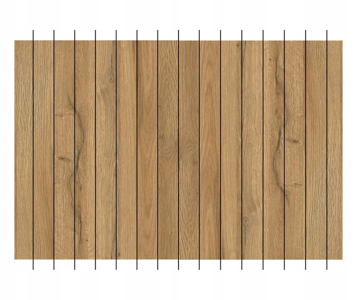 Lamele na czarnym filcu 53 x 275 cm RÓŻNE KOLORY