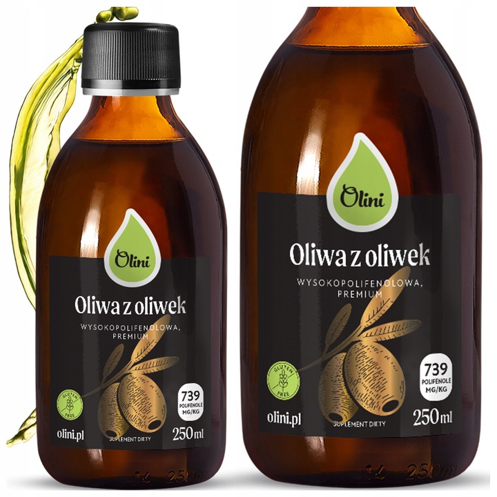 Oliwa z oliwek wysokopolifenolowa PREMIUM extra virgin 250 ml