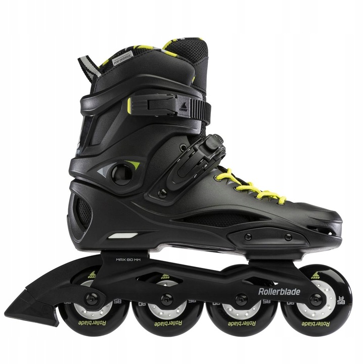 LesznoOkrężna10A! Nowe Rolki Rollerblade RB Cruiser 25,0 Black Yellow Cena!