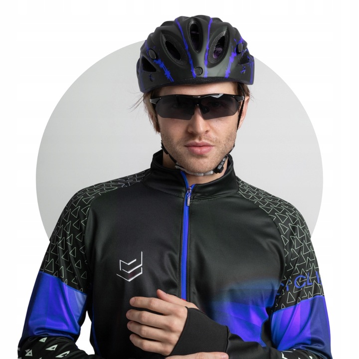 KASK ROWEROWY męski damski LEKKI REGULOWANY 54-62 cm z okularami 2 RODZAJE