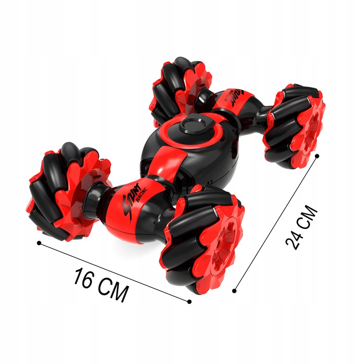 SAMOCHÓD ZDALNIE STEROWANY GESTAMI REKĄ 4X4 PILOT RC DRIFT CAR KOŁA DUŻE