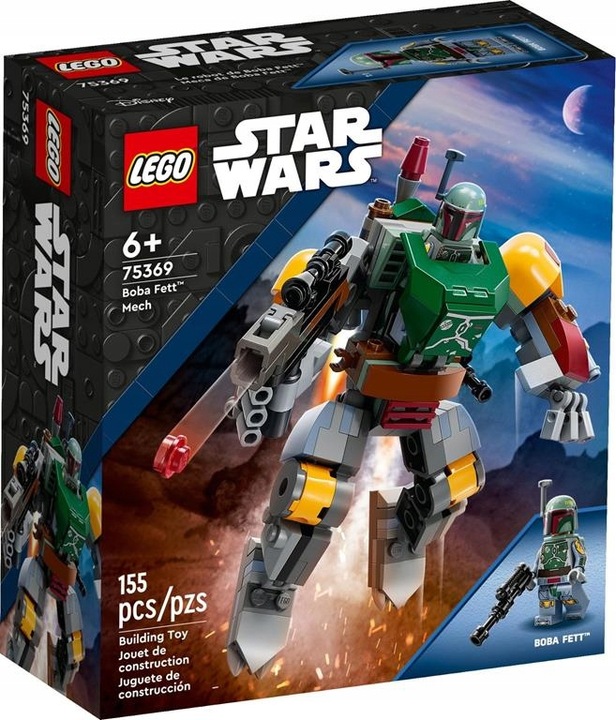 KLOCKI LEGO | STAR WARS 75369 MECH BOBY FETTA PREZENT DLA DZIECKA + TORBA