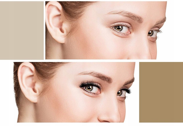 RZĘSY MAGNETYCZNE 7x DŁUGIE 2x EYELINER NATURALNE