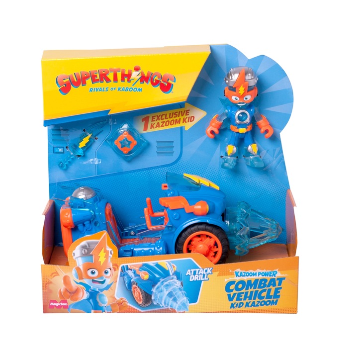 Magicbox - SuperThings - Kazoom Power - Pojazd bojowy Kid Kazoom