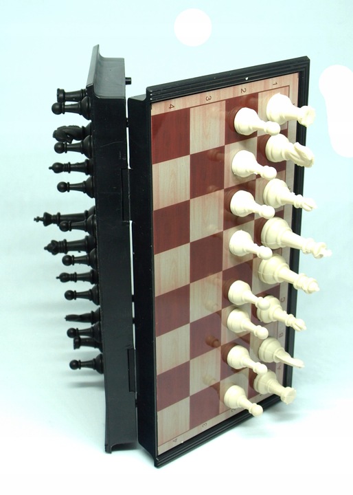 SZACHY MAGNETYCZNE + KARTY DO GRY 2 TALIE ZESTAW ROZRYWKOWY