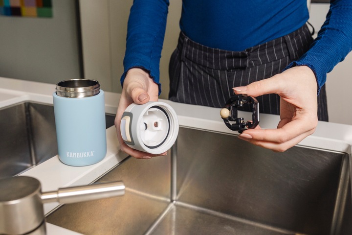 Kambukka kubek termiczny Etna 300ml Breezy Blue termos na kawe podróżny