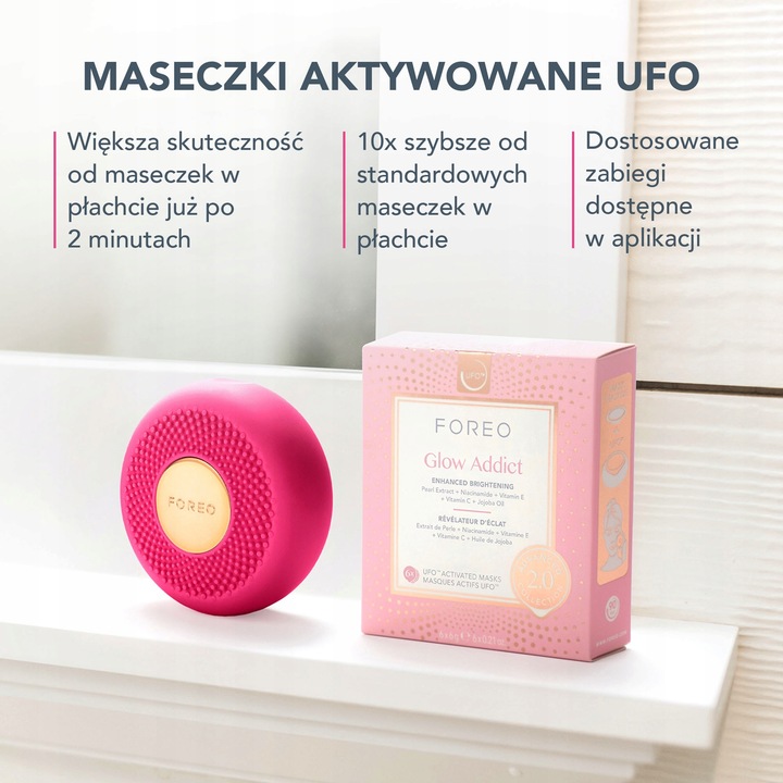 FOREO UFO 3 mini, fuksja