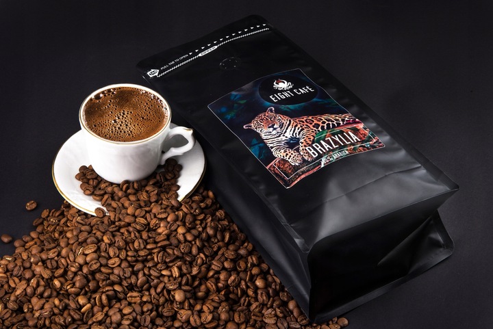 Kawa Mielona Świeżo Palona 100% Arabica Brazylia 500G Eight Cafe