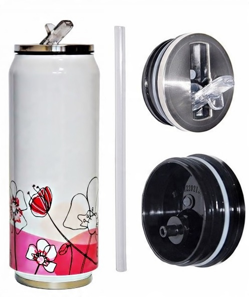 Kubek termiczny, termos Orion Maki biały 500 ml